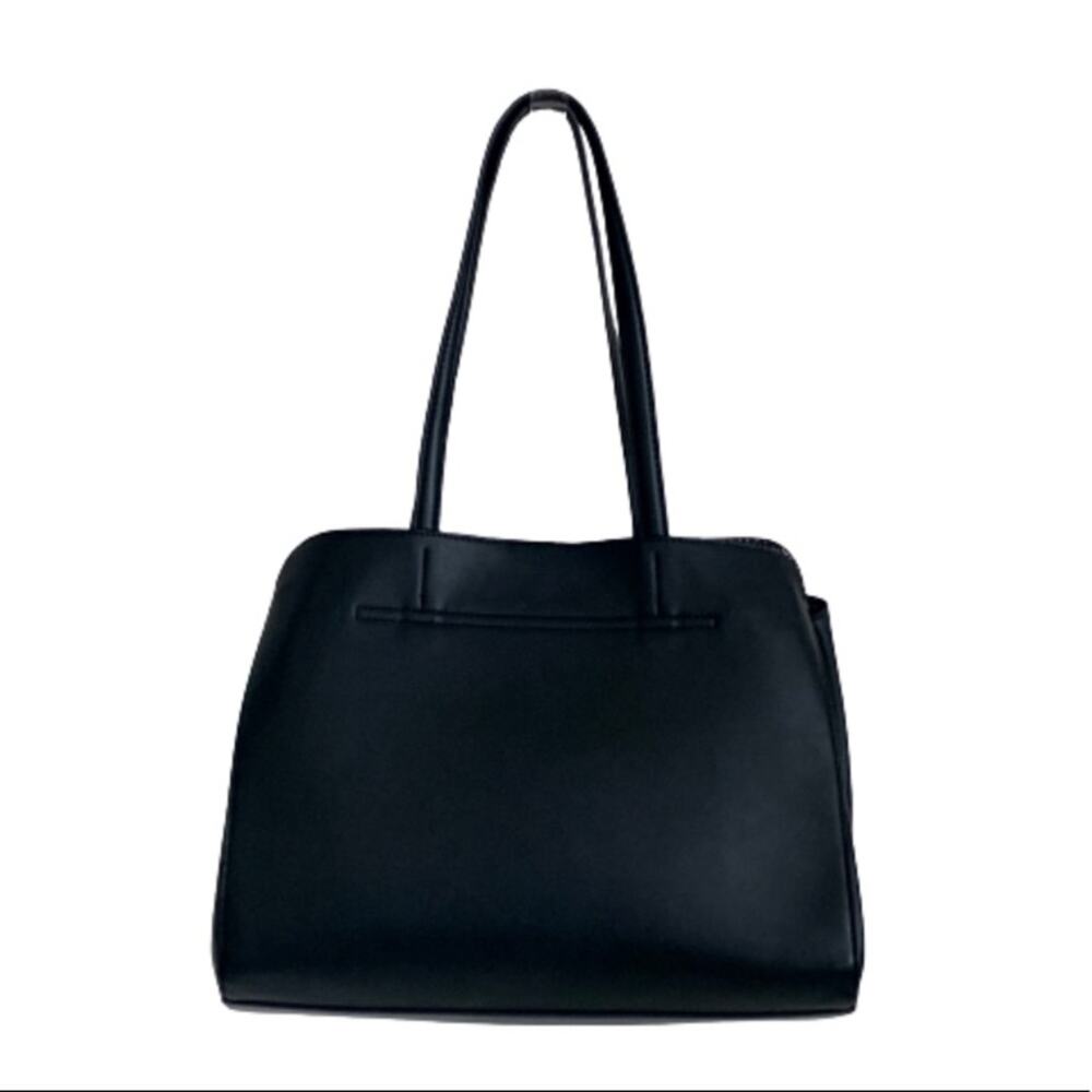 Nanette Lepore Purse Handbag McKenna Black Shouter Tote Handbag Bag - Picture 2 of 13